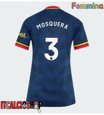 Arsenal Cristhian Mosquera #3 Seconda Maglia Femmina 2026-27 Manica Corta